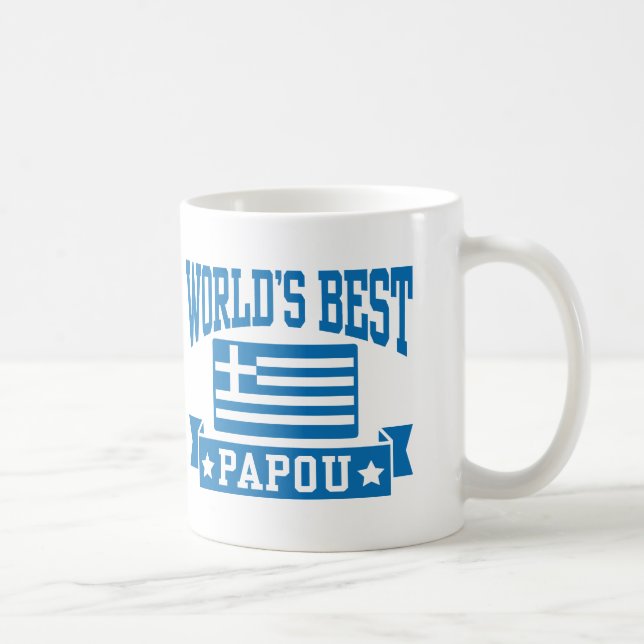 Caneca De Café Melhor Papou do Mundo (Direita)