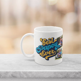 Caneca De Café Melhor Papou Nunca | Vovô Foto