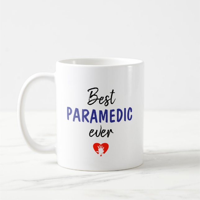 Caneca De Café Melhor Paramédico de Todos os Tempos (Esquerda)
