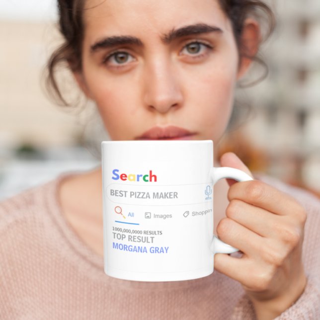 Caneca De Café MELHOR PIZZA MAKER Novelty GAG - Resultado PRINCIP (Criador carregado)
