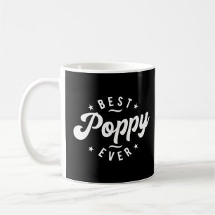 Caneca De Café Melhor Poppy Design Avô Poppy