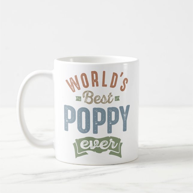 Caneca De Café Melhor Poppy do Mundo (Esquerda)