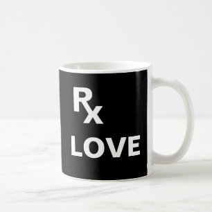 Caneca De Café Melhor Prescrição - "RX AMOR" - Plano de Vida