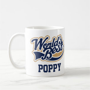 Caneca De Café Melhor Presente do Avô no Mundo Poppy