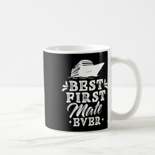 Caneca De Café Melhor Primeiro Companheiro de Iate Mar Barco Navi