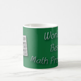 Caneca De Café Melhor Professor de Matemática do Mundo