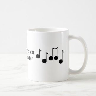 Caneca De Café Melhor Professor de Música do Mundo