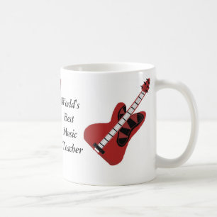 Caneca De Café Melhor Professor de Música do Mundo