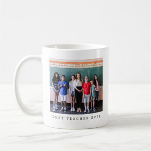 Caneca De Café Melhor Professor de Todos Foto Completa Personaliz