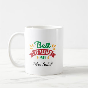 Caneca de Café Melhor Professor de Todos os Tempos