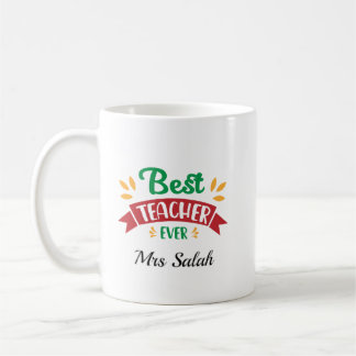 Caneca de Café Melhor Professor de Todos os Tempos