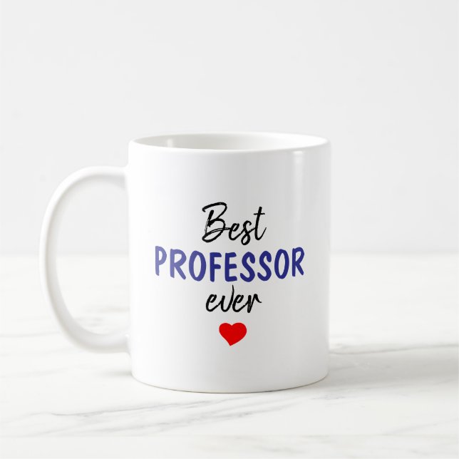 Caneca De Café Melhor Professor de Todos os Tempos (Esquerda)