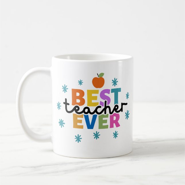 CANECA DE CAFÉ MELHOR PROFESSOR DE TODOS OS TEMPOS (Esquerda)