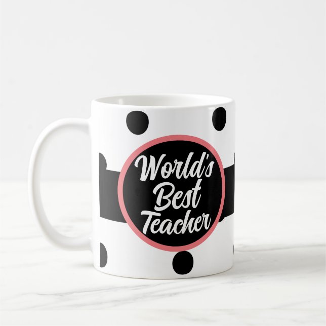 Caneca De Café Melhor Professor do Mundo (Esquerda)