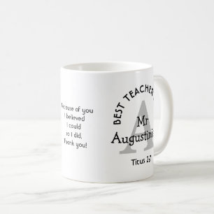 Caneca De Café MELHOR PROFESSOR JÁ Personalizado