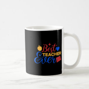 Caneca De Café Melhor Professora Alguma Vez Cortês De Volta À Esc