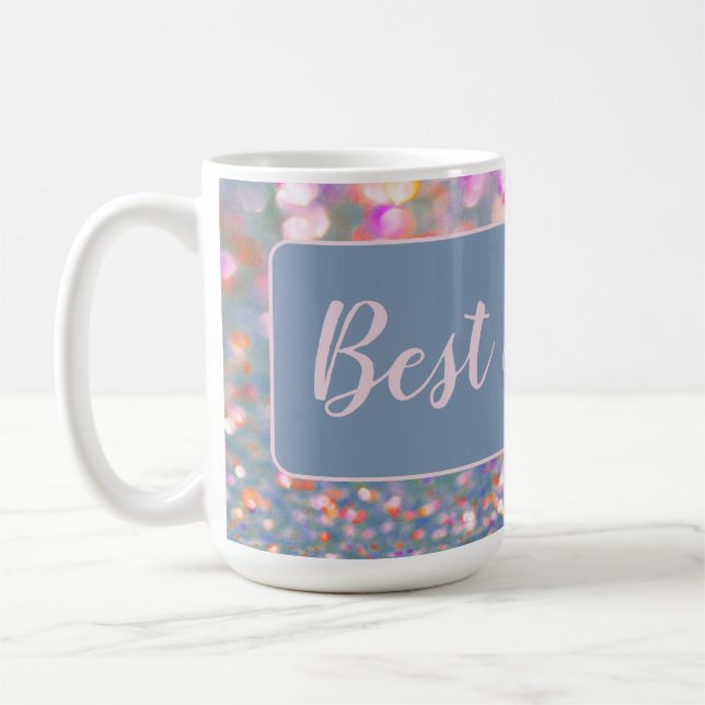 Caneca De Café "Melhor Professora" Confetti - Mug de Café Persona (Esquerda)