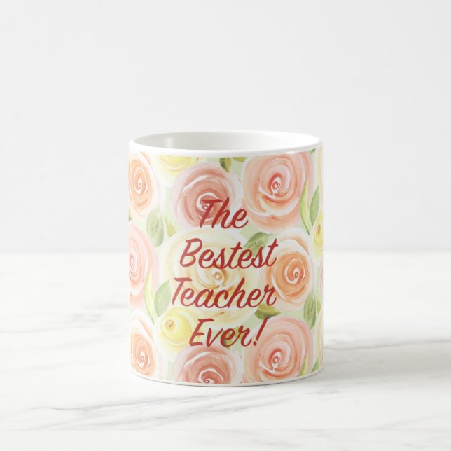 Caneca De Café Melhor Professora De Todos Os tempos (Centro)