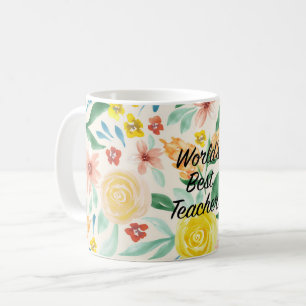 Caneca De Café Melhor Professora do Mundo