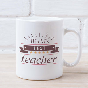 Caneca De Café Melhor Professora do Mundo