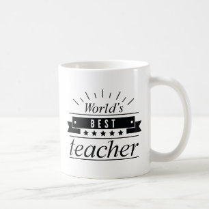 Caneca De Café Melhor Professora do Mundo