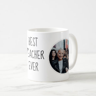 Caneca De Café Melhor Professora já Personalizada Mug de Foto