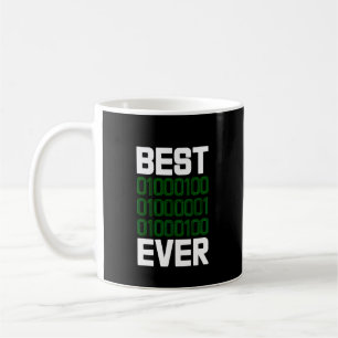 Caneca De Café Melhor Programador Pai Binário de Todos os Tempos