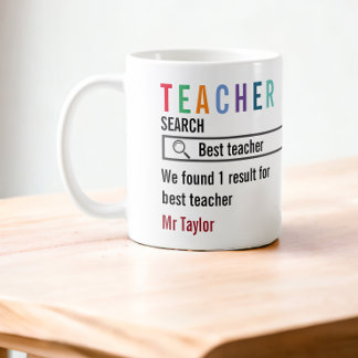 Caneca De Café Melhor Resultado de Pesquisa de Professores Person