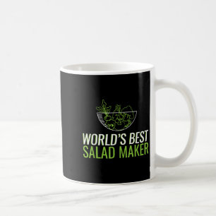 Caneca De Café Melhor Salada Do Mundo, Para Seu Vegan Favorito