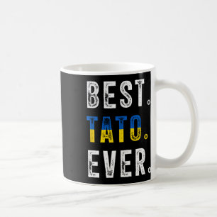 Caneca De Café Melhor Tato de Sempre Pai Ucraniano Pai Bandeira d