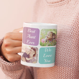 Caneca De Café Melhor Tia Alguma Vez Personalizada Fotografias Ro