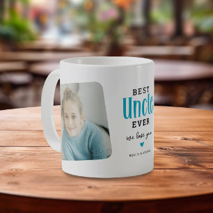 Caneca De Café Melhor TIO de Todos 2 Foto Presente Fofo 