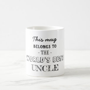 Caneca De Café Melhor Tio Pertence Aqui