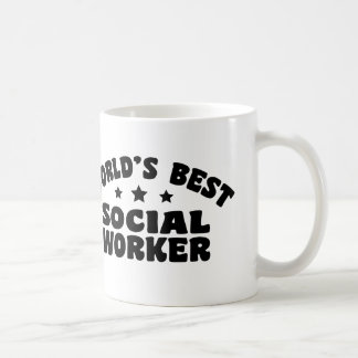Caneca De Café Melhor Trabalhador Social do Mundo