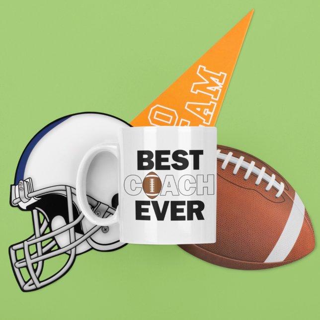 Caneca De Café Melhor treinador de futebol do mundo (Criador carregado)