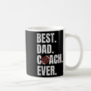 Caneca De Café Melhor Treinador De Pai Já Engraçado Tee De Futebo