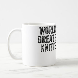 Caneca De Café Melhor Tricoteira Do Mundo Tricô Engraçado Crochê