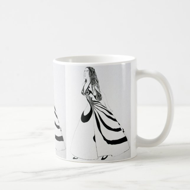 Caneca De Café Melhor Vestido (Direita)