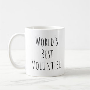 Caneca De Café Melhor Voluntário do Mundo