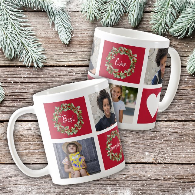 Caneca De Café Melhor Vovó de Natal Coffee Mug (Criador carregado)