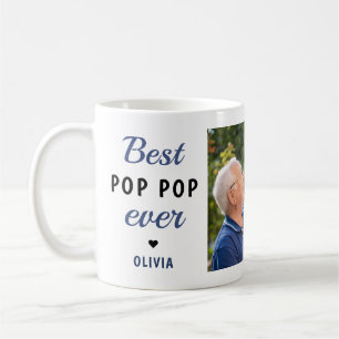 Caneca De Café Melhor Vovô de Todos 2 Colagem de Fotos Personaliz