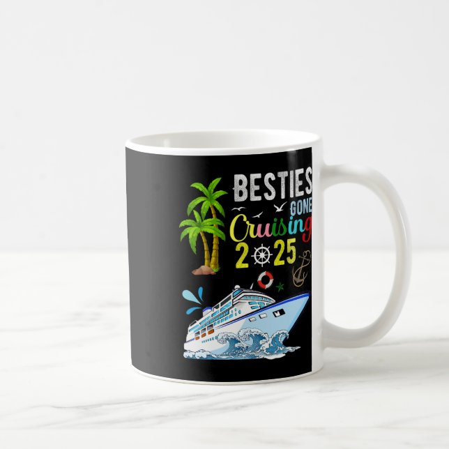 Caneca De Café Melhores Amigas Cruzeiros 2025 Garotas Combinando  (Direita)