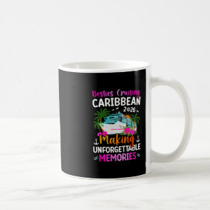 Caneca De Café Melhores Amigas Cruzeiros Caribenhos 2026 Criando