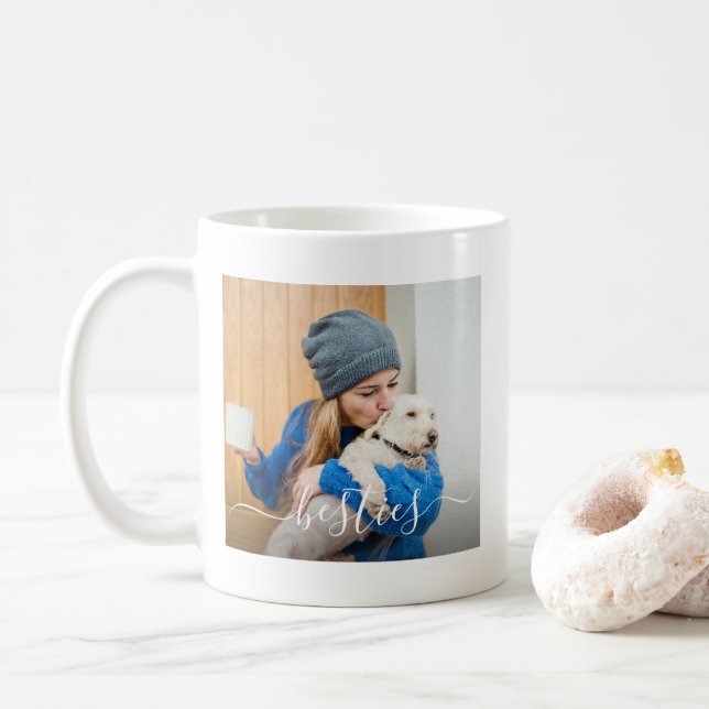 Caneca De Café Melhores Amigas Mãe de Cachorro  (Com Donut)