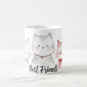 Caneca De Café melhores amigos do gato