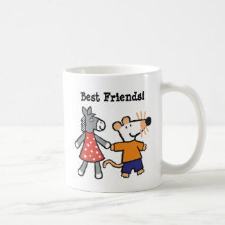 Caneca De Café Melhores amigos Maisy e mãos Dotty da posse