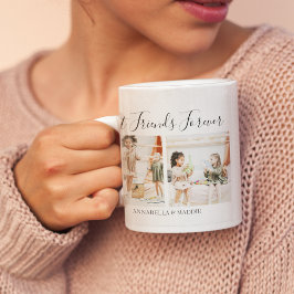 Caneca De Café Melhores Amigos Modernos para Sempre Personalizado