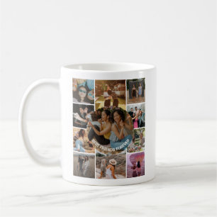 Caneca De Café Melhores Amigos Para Sempre 11 Colagem de Fotos Am