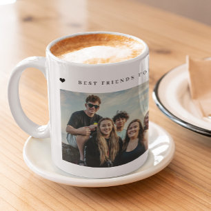 Caneca De Café Melhores amigos para sempre BFF 2 foto personaliza