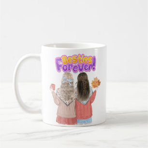 Caneca De Café Melhores Amigos para sempre bloqueiam Copas